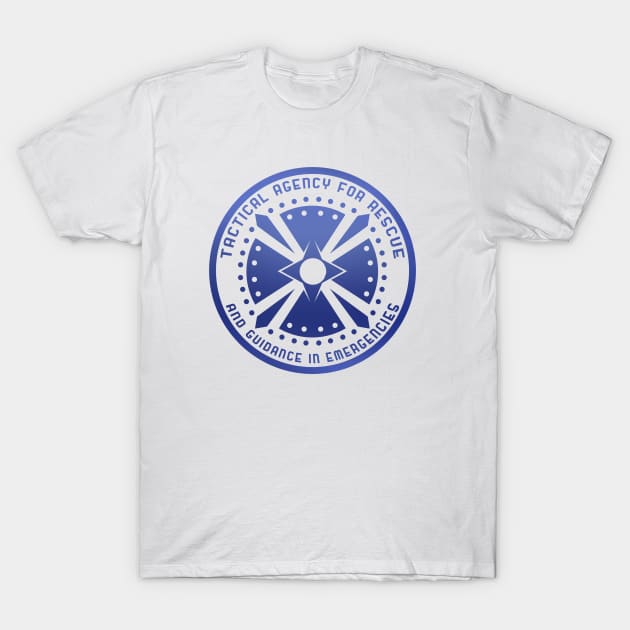 CHAP - TARGE - Tactical Agency For Rescue and Guidance In Emergencies T-Shirt by Rusty Quill